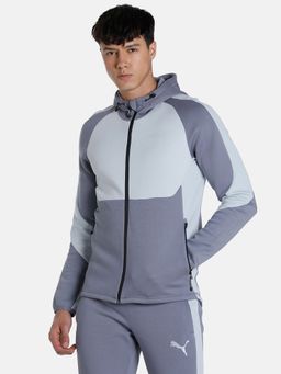 Puma - Evostripe Full-zip Mens Grey Jacket