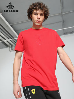 Puma - Ferrari Race Tonal Shield Mens Red T-Shirt