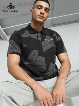 Puma - Bmw M Motorsport Jacquard Men Polo T-Shirt Black