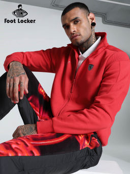 Puma - Red Solid Bomber Jacket