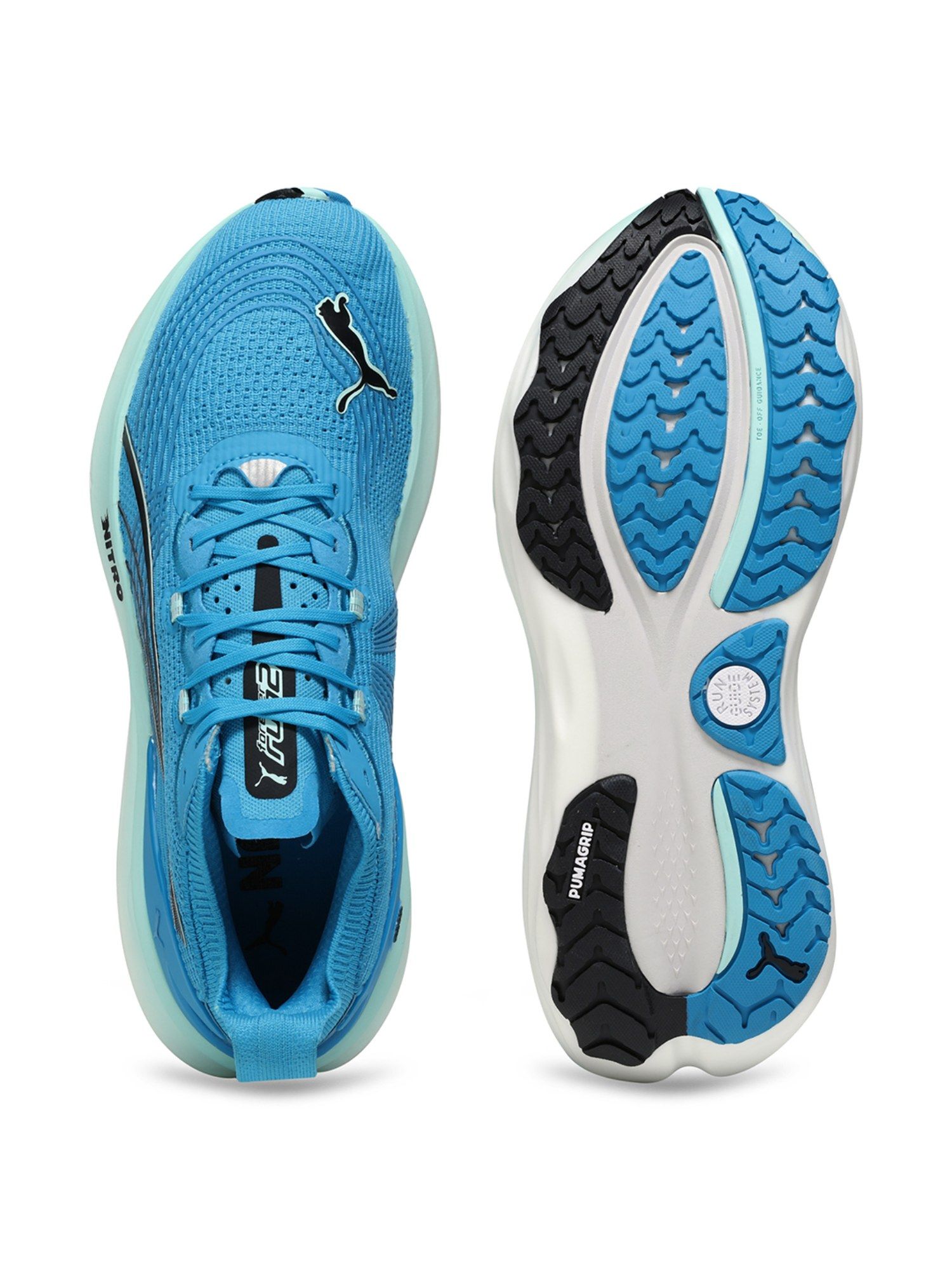 Buy Puma ForeverRun NITRO 2 Men Blue Running Shoes (UK 6.5) Online