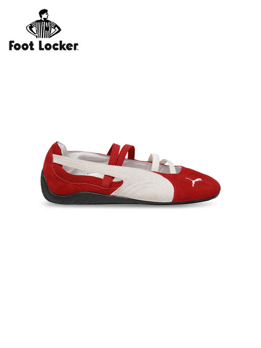Puma Red Speedcat Ballet Suede Womens Ballerina