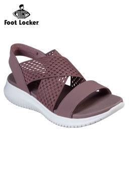 SKECHERS - Women Ultra Flex - Neon Star Mauve Lifestyle Sandals