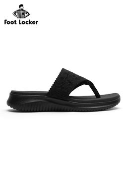 SKECHERS - Women Ultra Flex Black Casual Flipflops