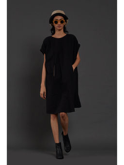 Mati - Black Pocket Dress