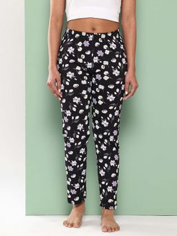 Leading Lady - Womens Cotton Printed Pyjama Pant Black