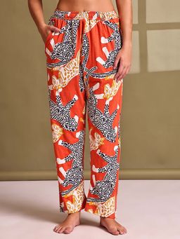 TAG 7 - Printed Hosiery Pyjama Pant Multi-Color