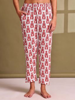 TAG 7 - Printed Hosiery Pyjama Pant Multi-Color