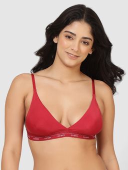 Guess - Red Polyamide Solid Women Non-Padded Bra