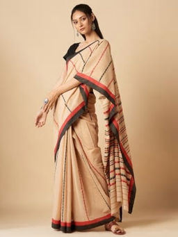 Fabindia - Cotton Dobby Weave Sari
