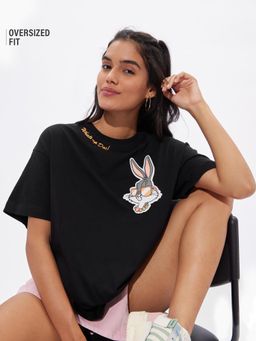 The Souled Store - Official Bugs Bunny What'S Up Doc Women Oversized T-Shirt