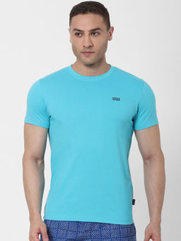 Jack & Jones - Light Blue Crew Neck T-shirt