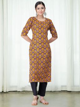 Gahan - Women Printed Regular Kurta with Pant - Multi-Color