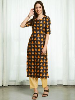 Gahan - Women Printed Regular Kurta with Pant - Multi-Color
