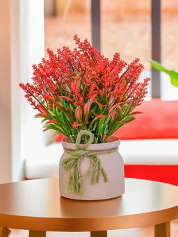Ekhasa - Wild Grass Flower Vase with Artificial Flowers Plant