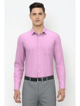 Peter England - Men Pink Slim Fit Formal Shirt