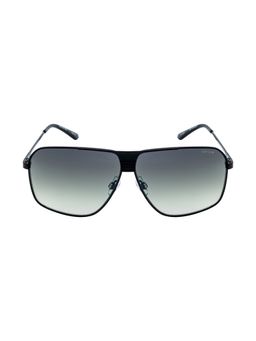 Opium Eyewear - Men Black Metal Sunglass with UV Protected Lens