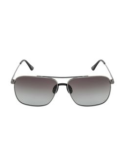 Opium Eyewear - Men Gun Metal Sunglass with Polarised and UV Protected Lens