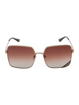 Opium Eyewear - Women Brown Metal Sunglass with Polarised and UV Protected Lens