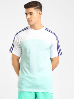 adidas Originals - Summer 3 Stripe Green Casual T-shirt