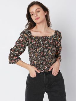 VERO MODA - Women Floral Print Multicolor Top