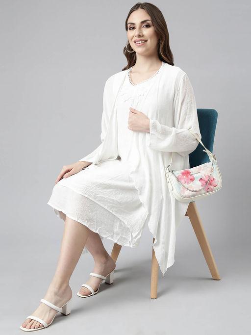 how to wash a linen dress A-Line Shrug Set main image 0