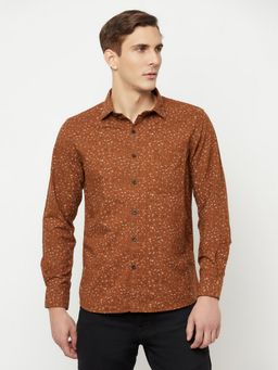 Cantabil - Men Dk Brown Shirt