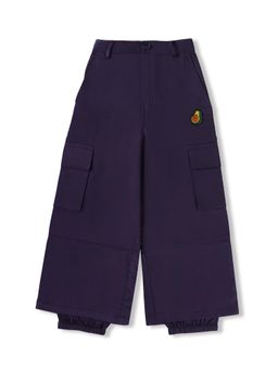 Avokiddos - Navy Blue Relaxed Fit Tokyo Cargo Pant