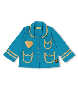 Avokiddos - Girls Blue Peppermint Princess Jacket