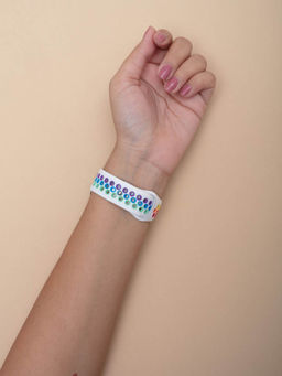 Pipa Bella by Nykaa Fashion - Ombre Silicone Multi Color Apple Watch Strap