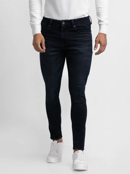 Spykar - Blue Indigo Cotton Slim Fit Tapered Length Jeans for Men (kano)