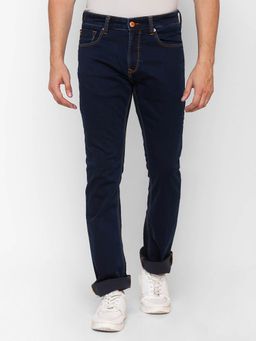 Spykar - Raw Blue Cotton Comfort Fit Straight Length Jeans for Men (ricardo)