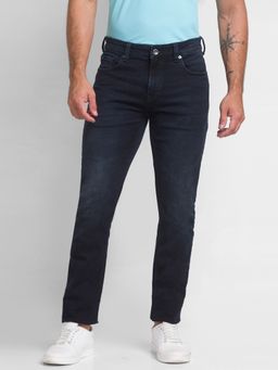 Spykar - Blue Indigo Cotton Comfort Fit Straight Length Jeans for Men (Ricardo)
