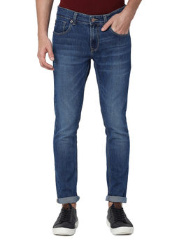 Spykar - Mens Cotton Stretch Dark Blue Super Skinny Fit Jeans