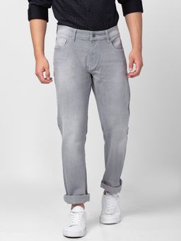 Spykar - Grey Low Rise Slim Fit Jeans for Men