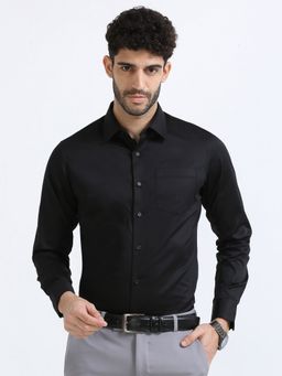 THE FORMAL CLUB - Cambridge Giza Cotton Shirt In Raven