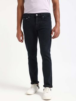 Calvin Klein - Men Black Cotton Jeans