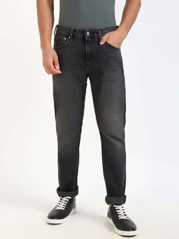 Calvin Klein - Men Black Cotton Jeans