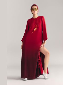Masaba - Red Scarletwing Flock Kaftan