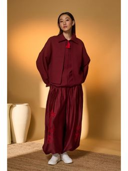 Masaba - Maroon Pine-Code Co-Ords