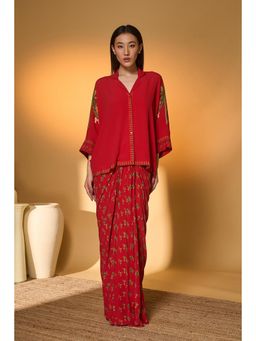Masaba - Red Tropical Fusion Co-Ords