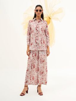 House of Fett - Nara White Top with Pant Co-Ords