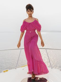 House of Fett - Rosa Bella Pink Top with Pant Co-Ords