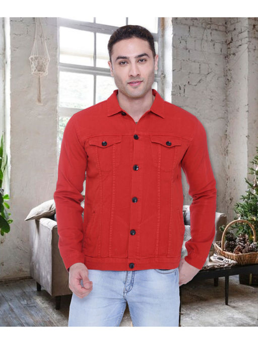 Denim Casual Red Blazer Outfit Buy KUONS AVENUE Mens Red Casual
