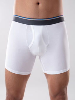 GLOOT - Anti Odor Cotton Tencel Cooling Boxer Brief-GLI003-White