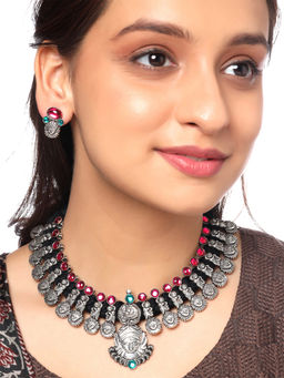 Yellow Chimes - Kolhapuri Kundan Choker Necklace Sets for Women