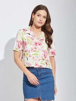 Latin Quarters - Women Multi-Color Printed Shirt