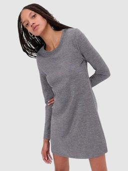 GAP - Women's Grey Melange Shift Mini Dress