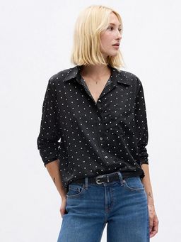 GAP - Black Women's Printed Shirt