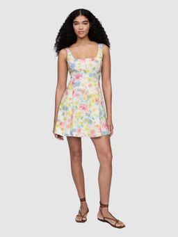 GAP - Women's Multi-Colour Floral Mini Dress